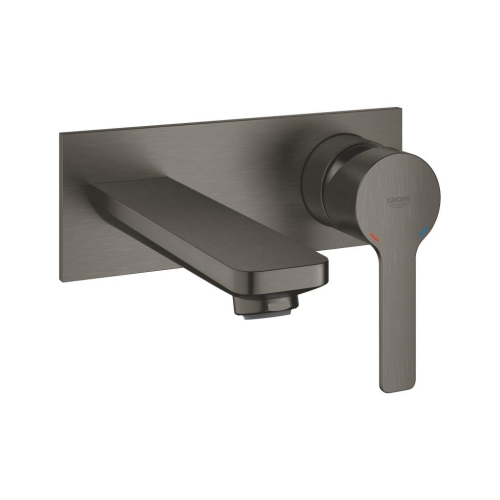 Grohe Lineare İki Delikli Lavabo Bataryası M-Boyut Brushed Hard Graphite -19409AL1 - Thumbnail