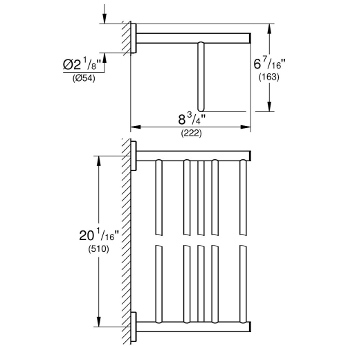 Grohe Raf Havluluk BauCosmopolitan Krom - 40462001 - Thumbnail