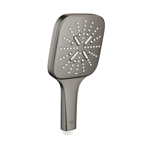 Grohe Rainshower Smartactive 130 Cube El Duşu 3 Akışlı Brushed Hard Graphite - 26582AL0 - Thumbnail