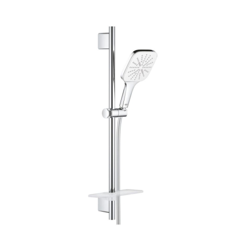 Grohe Rainshower Smartactive 130 Cube Sürgülü Duş Seti 3 Akışlı Beyaz - 26584LS0 - Thumbnail