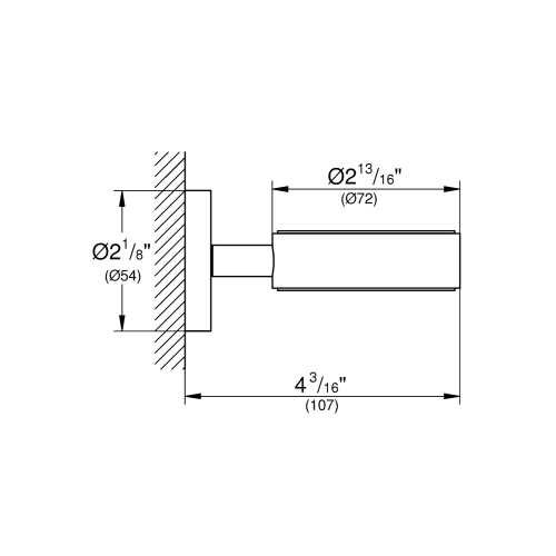 Grohe Sabunluk ve Diş Fırç. Tut. Essentials Brushed Cool Sunrise - 40369GN1 - Thumbnail