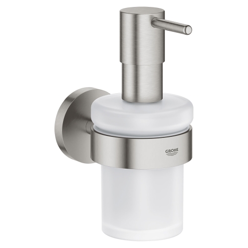 Grohe Sıvı Sabunluk Seti Essentials Super Steel - 40448DC1 - Thumbnail