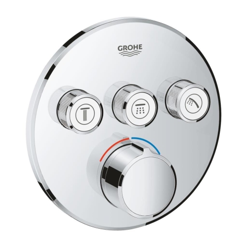 Grohe Smartcontrol 3 Valfli Akış Kontrollü Ankastre Duş Bataryası 29146000 - Thumbnail