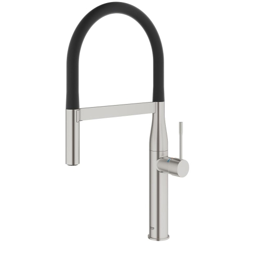 Grohe Spiralli Eviye Bataryası Essence SuperSteel / Siyah - 30294DC0 - Thumbnail