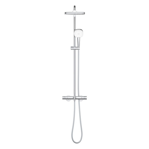 Grohe Tempesta System 250 Cube Duvara Monte Termostatik Bataryalı Duş Sistemi - 26975001 - Thumbnail