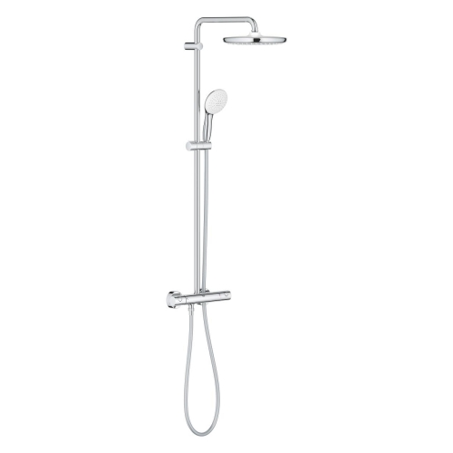 Grohe Tempesta System 250 Duvara Monte Termostatik Bataryalı Duş Sistemi Krom - 26670001 - Thumbnail