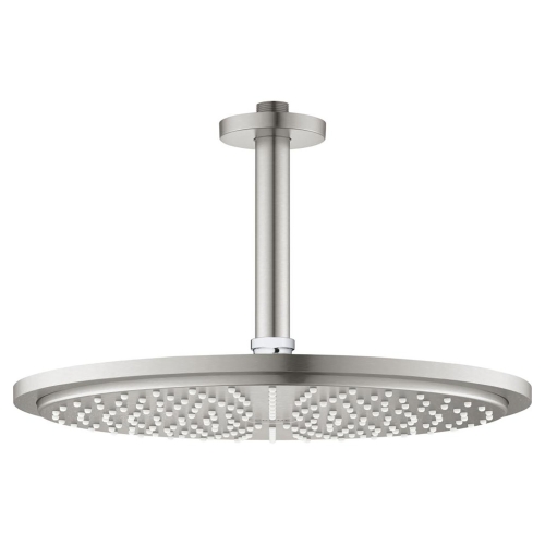 Grohe Tepe Duşu 31 cm + Tav. İniş 14 cm Super Steel - 26067DC0 - Thumbnail