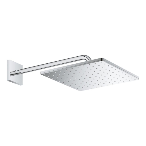 Grohe Tepe Duşu 31x31 cm + Duvardan Dirsek 42 cm Krom - 26563000 - Thumbnail