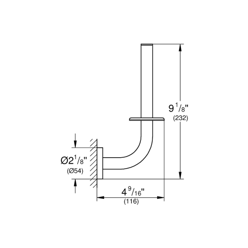 Grohe Tuvalet Kağıtlık Yedek Essentials Brushed Cool Sunrise - 40385GN1 - Thumbnail