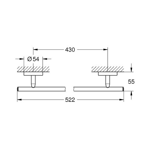 Grohe UzunHavluluk BauCosmopolitan Krom - 40459001 - Thumbnail