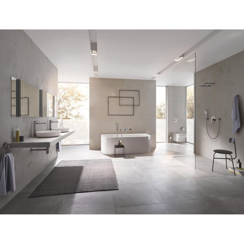 Grohe Yuvarlak Havluluk Essentials Brushed Hard Graphite - 40365AL1 - Thumbnail