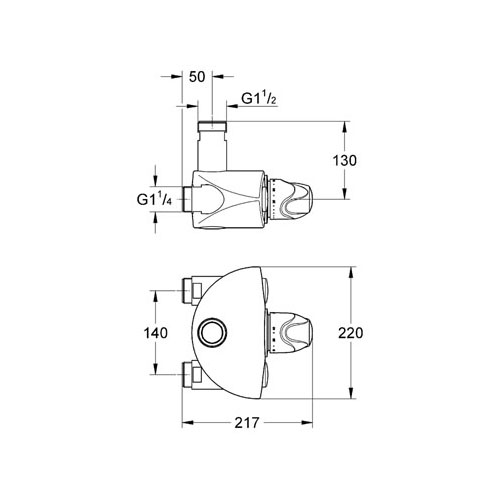 Grohe Grohterm XL Merkezi Termostat - 35085000 - Thumbnail