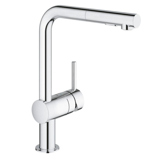 Grohe Eviye Bataryası Spiralli 2 Fonksiyonlu Minta Krom- 30274000 - Thumbnail