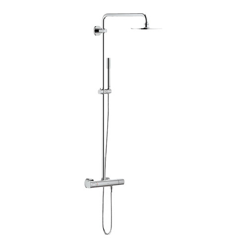 Grohe Rainshower® Duvara Monte Termostatik Duş Bataryalı Duş Sistemi - 27032001 - Thumbnail