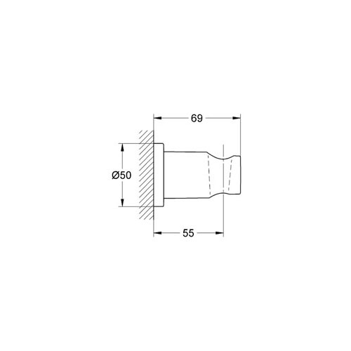 Grohe Rainshower® El Duşu Askısı - 27074000 - Thumbnail