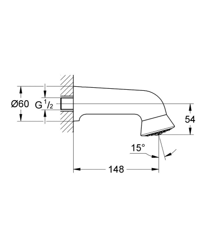 Grohe Relexa Sport Duşu 1 Akışlı - 28948000 - Thumbnail