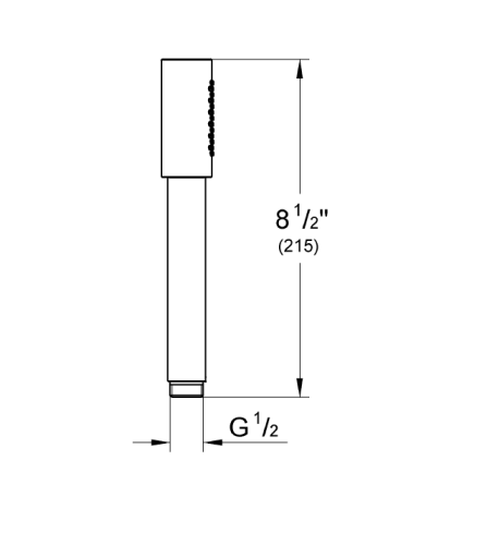 Grohe Sena El Duşu 1 Akışlı - 28341000 - Thumbnail