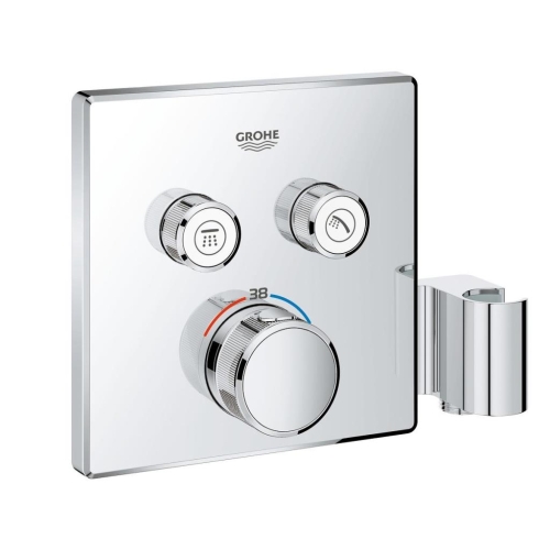 Grohe Grohtherm Smartcontrol Çift Yönlü, El Duş Çıkışlı Ankastre Termostatik Duş Bataryası - 29125000 - Thumbnail