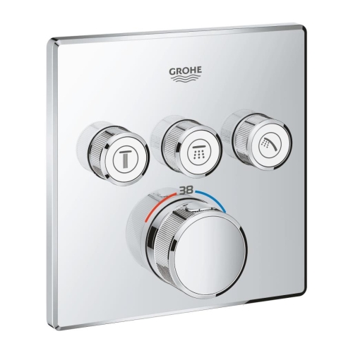 Grohe Grohtherm Smartcontrol Üç Noktadan Akış Kontrollü Kumanda - 29126000 - Thumbnail