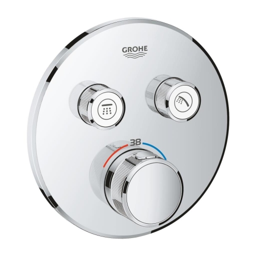 Grohe Grohtherm Smartcontrol Çift Yönlü Ankastre Termostatik Duş Bataryası - 29119000 - Thumbnail