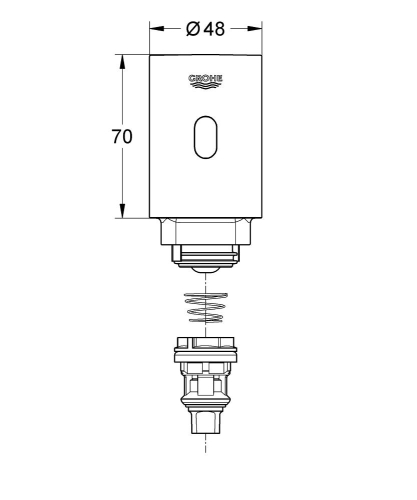 Grohe Tectron Retro-Fit Ünite - 37427000 - Thumbnail