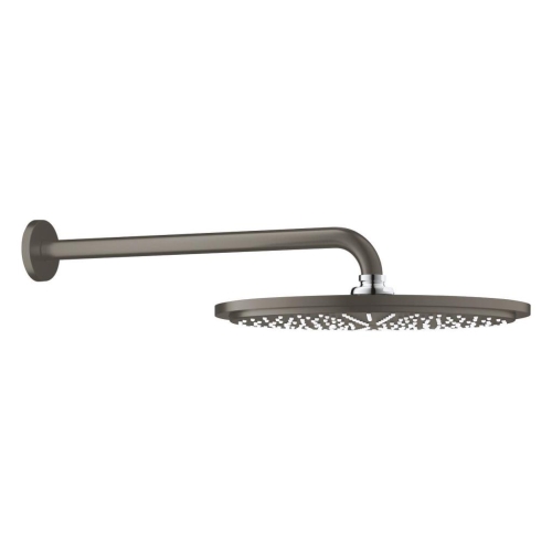 Grohe Rainshower Cosmopolitan Tepe Duşu ve Dirseği 38cm Brushed Hard Graphite - 26066AL0 - Thumbnail